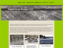 Tablet Screenshot of liquidstonedesigns.net